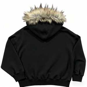 Felpe con <span class=keywords><strong>Cappuccio</strong></span> Invernali Y2K Ricamate con Stampa a Rilievo, Giacca con Zip e Grafica Grunge, Felpe Estetiche Hip Hop Streetwear - Product Image 4
