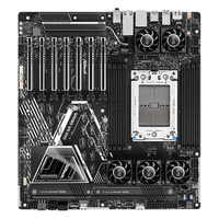 Motherboard Workstation WRX90 WS EVO EEB dengan Soket AMD WRX90 Tunggal STR5, Mendukung DDR5