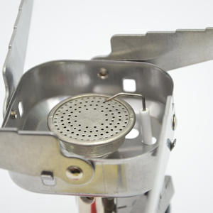 Estufa de Gas Plegable para Exteriores, Mini Aparato de Cocina Portátil para Camping, Plateado, Ligero, con Dispositivo de Encendido - Product Image 2