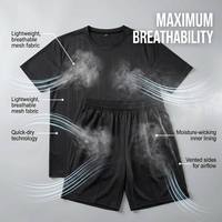 Shorts de sport unisexes légers et respirants en tissu délavé pour l'été
