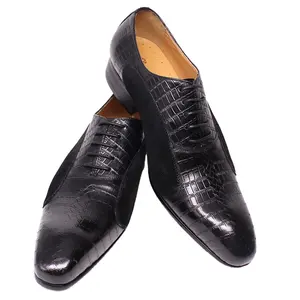 Классические мужские туфли-оксфорды из кожи в винтажном стиле, лидер продаж по заводской цене