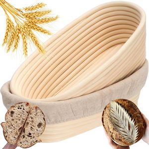 Oval Natural Rattan Dough Fermentation <b>Bread</b> Proofing <b>Basket</b> for <b>Bread</b> Making Baking - Product Image 1
