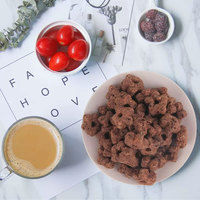 Laike Biscuits coréens importés Pentacle Donuts Snacks au chocolat 76g Snack de l'après-midi