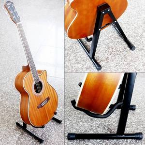 Support de guitare pliable portable, support pour instruments à cordes, pour guitare acoustique, guitare électrique, basse, ukulélé, <span class=keywords><strong>violon</strong></span>, <span class=keywords><strong>violoncelle</strong></span> - Product Image 3