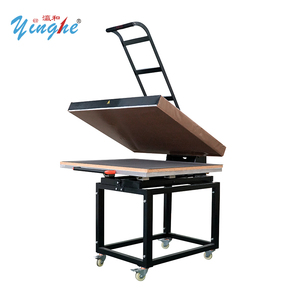 Machine de transfert thermique manuelle industrielle d'entrée de gamme, zone de chauffage 80*100cm, pour personnalisation par lots en petite usine et studio - Product Image 4