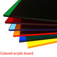Panneau acrylique translucide coloré, décoration DIY, épaisseur 3 mm, 5 mm, 8 mm, 10 mm, fabriqué en Chine continentale