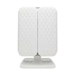 HQ Mixed Proc Discount 3 Color <b>Light</b> Touch Control Tri Fold USB <b>Rechargeable</b> Angle Adjustable MakeUp Mirror With <b>LED</b> <b>Light</b> - Product Image 2