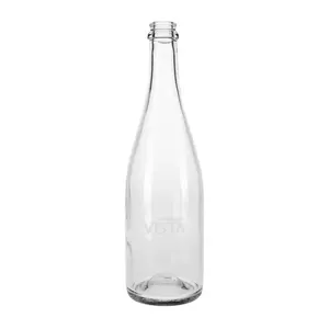 Bouteille de vin scintillante, Offre Spéciale ML, pour vin en CHAMPAGNE transparent, de haute qualité, 750