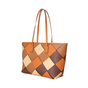 Sunsen chrisbella tùy chỉnh phụ nữ sang trọng Túi mua sắm túi da tote bag với tùy chỉnh in logo - Product Image 2