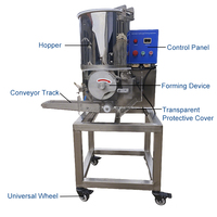 Machine automatique de formage de galettes en acier inoxydable SUS 304 pour la fabrication de galettes de poulet, de bœuf, de porc, de poisson, de hamburgers, de tourtes à la viande et de nuggets