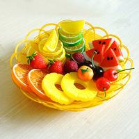 Nep Fruit Plakjes Nep Kersen Voor Decoratie Gefotografeerd Met Fruit Rekwisieten High-Fidelity Fruit Plak Modellen