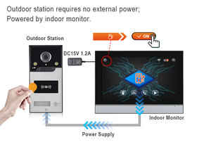 <span class=keywords><strong>Sonnette</strong></span> vidéo intelligente avec écran tactile IPS de 10 pouces, 1080P, avec application Tuya, audio bidirectionnel, idéale pour la sécurité à domicile, la <span class=keywords><strong>protection</strong></span> des villas - Product Image 5
