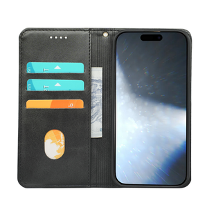 Funda Magnética para Teléfono <span class=keywords><strong>iPhone</strong></span> 18 Pro Max 17 17e 16 16e, Funda Protectora Tipo Folio de Cuero PU con NFC, Cartera para <span class=keywords><strong>iPhone</strong></span> 18 - Product Image 3