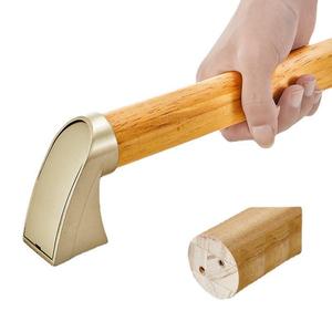 Barras de apoyo de madera maciza montadas en la pared, antideslizantes, capacidad de 300 lb, diseño moderno, pasamanos de seguridad para baño para personas mayores - Product Image 4