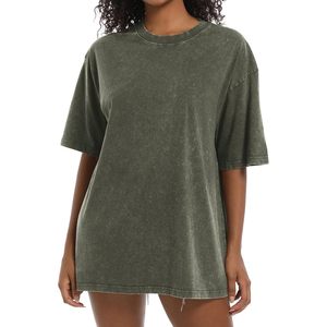 Oversized <b>Grunge</b> Vintage T-Shirt Women Short Sleeve Cotton Casual Baggy Crew Neck Loose <b>Top</b> Trendy Tees - Product Image 2