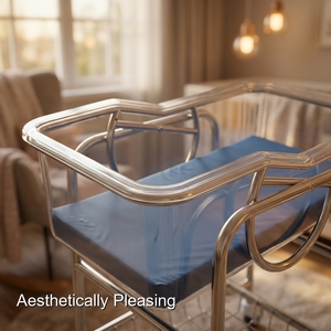 Cuna Ergonómica Keling para Bebés de Hospital, con Mayor Estabilidad y Soporte Transpirable para el Colchón - Product Image 2