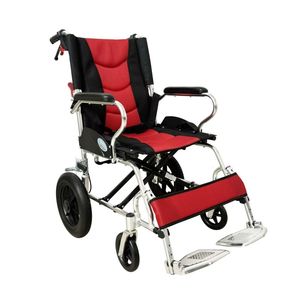 Aluminum Alloy Folding Lightweight Manual Wheelchair For Elderly Portable <b>Small</b> Size - Product Image 1