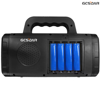 Système solaire domestique hors réseau GCSOAR SDF-3760 Mini 6W/6V Panneau solaire en silicium polycristallin Câble ABS de 5 m Batterie lithium-ion CE