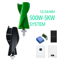 Vente Flash : Éolienne à Axe Vertical de Toit Haute Efficacité 1000W 12V 24V 48V pour Usage Domestique