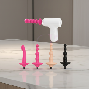 Verkauf Günstige Großhandel Online-Proben Einzigartige benutzer definierte Silikon Dildo Massage Pistole Zubehör <span class=keywords><strong>Sex</strong></span> <span class=keywords><strong>Vibrator</strong></span> für Männer und Frauen - Product Image 1