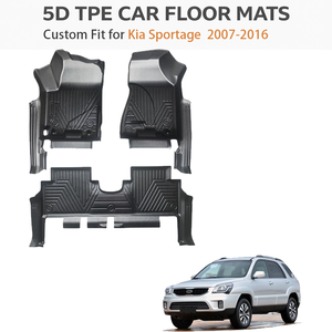 Alfombrillas de TPE para Kia Sportage 2007-2016, LHD, 5 Puertas, Ajuste Personalizado, Resistentes al Agua, para Todo Clima, Alfombrillas de Alta Resistencia, OEM - Product Image 1