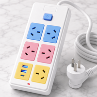 Australische Mehrfachsteckdosenleiste mit USB-Ladeanschluss und Verlängerungskabel für Zuhause und Büro