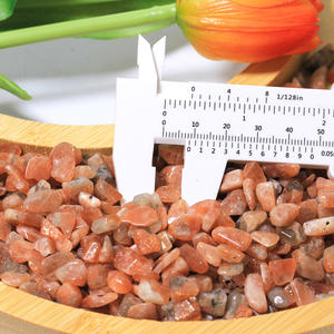 Cristaux de copeaux de fraises dorées <span class=keywords><strong>en</strong></span> <span class=keywords><strong>vrac</strong></span> pour la vente <span class=keywords><strong>en</strong></span> gros, pierres roulées de guérison, copeaux de cristal, graviers pour ornements Feng Shui - Product Image 3