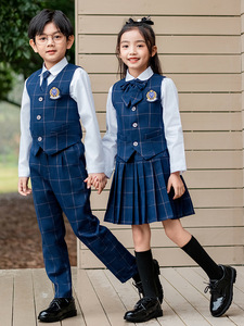 Uniformes scolaires <span class=keywords><strong>de</strong></span> style britannique <span class=keywords><strong>de</strong></span> haute qualité, uniformes <span class=keywords><strong>de</strong></span> cosplay pour enfants, uniformes <span class=keywords><strong>de</strong></span> <span class=keywords><strong>classe</strong></span> pour <span class=keywords><strong>la</strong></span> maternelle - Product Image 4