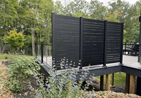 Panneau d'écran en aluminium pour extérieur, résistant, pour système de clôture et aménagement de jardin résidentiel