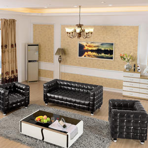 Canapé <span class=keywords><strong>de</strong></span> style commercial moderne pour boîte <span class=keywords><strong>de</strong></span> nuit, ensemble <span class=keywords><strong>de</strong></span> canapés <span class=keywords><strong>de</strong></span> <span class=keywords><strong>bureau</strong></span> modernes, meubles modulaires sectionnels, canapé en cuir noir - Product Image 2