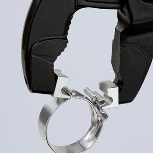 Pince à sertir les colliers de serrage KNIPEX 85 51 250 C SB avec revêtement antidérapant en plastique gris atramentisé - Product Image 5