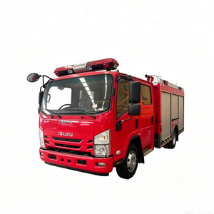 Camion de pompiers, véhicule de sauvetage pour pompiers, camion de pompiers à haute mobilité et réponse rapide, camion de pompiers équipé d'une grue. - Product Image 1