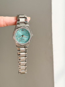 Scottie 9738b <span class=keywords><strong>Orologio</strong></span> da <span class=keywords><strong>Donna</strong></span> di Lusso con Cinturino in Acciaio Inossidabile, Movimento al Quarzo Importato, Quadrante <span class=keywords><strong>Nero</strong></span> con Diamanti, Design Luminoso alla Moda - Product Image 4