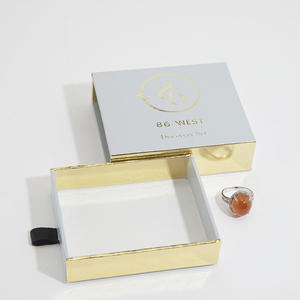 <span class=keywords><strong>Promotion</strong></span> personnalisé imprimé papier kraft luxe petites filles collier emballé Bijoux boîte - Product Image 4