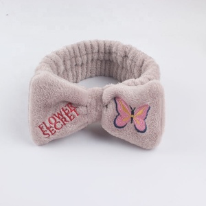 Bandeau Spa élastique Boho avec nœud papillon pour femme Style bohème <span class=keywords><strong>chic</strong></span> confortable et élégant - Product Image 3