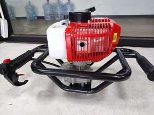 Бензиновый земляной бур UM 2-тактный, 52 куб. см, мощностью 2,2 кВт для посадки деревьев и бурения отверстий в грунте - Product Image 5