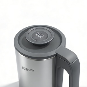 Máquina para Leche Vegetal sin Pulpa con Ventana, Procesador <span class=keywords><strong>de</strong></span> Alimentos Autolimpiante Multifunción, Máquina Eléctrica para Leche <span class=keywords><strong>de</strong></span> Frutos Secos <span class=keywords><strong>de</strong></span> Acero Inoxidable SS304 para Uso Doméstico - Product Image 3