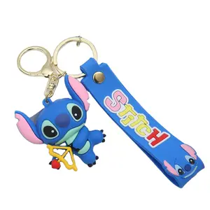 Point avec fermoir homard personnalisé 3d anime porte-clés silicone plastique caoutchouc pvc porte-clés sac accessoires porte-clés porte-clés cadeau