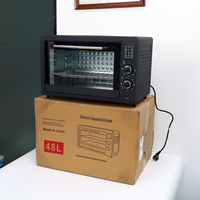 Four grille-pain électrique compact multifonction numérique de 48 litres, combiné à une friteuse à air, pour la cuisine et la pâtisserie à domicile