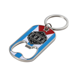 Cadeau de bar de fête en alliage de zinc personnalisé moulé en émail souple porte-clés décapsuleur - Product Image 2
