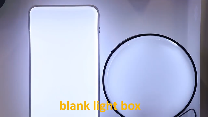 Blank Outdoor Led Lightbox or Round Illuminated Rotating Led Lighting ...