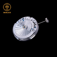 Montre mécanique automatique de luxe avec tourbillon central, design personnalisé, mouvement précis, dernière collection
