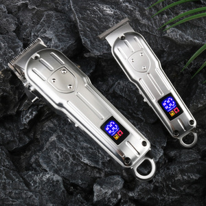 Trimmer Cordless con scatola regalo di lusso in metallo superficie 1200mAh grande batteria a basso rumore per gli uomini <span class=keywords><strong>capelli</strong></span> <span class=keywords><strong>e</strong></span> <span class=keywords><strong>barba</strong></span> - Product Image 5