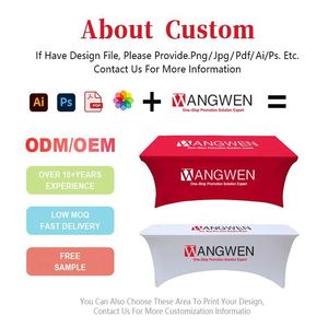 Mantel Ajustable de Spandex Personalizado para Bodas, Fiestas y Eventos, para Mesas Rectangulares - Product Image 4