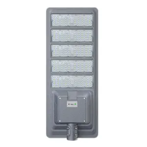 500W high lumen all in one led solar street light waterproof ip65 New design die cast aluminum street light
