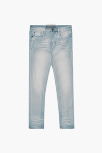 Jeans en denim pour homme de haute qualité, coupe skinny, marque AM Street, lavage vintage, taille mi-haute, style hip-hop, lavage monkey, streetwear, Y2K, OEM ODM - Product Image 5