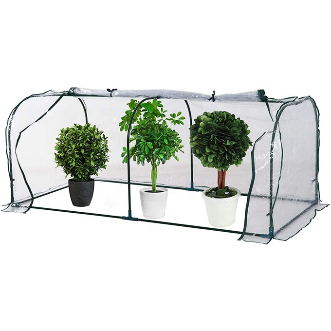 Водонепроницаемая усиленная мини-колокол-теплица с защитой от УФ-лучей, растительный туннель, водонепроницаемая теплица для улицы