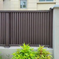 Clôture décorative moderne en aluminium à persiennes de haute qualité, couleur et taille personnalisables, durable, écologique, certifiée CE, pour extérieur