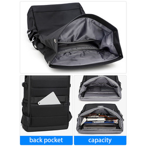 Custom Waterproof Casual Daypack Anti-theft Travel Business <b>Backpack</b> Bag <b>Large</b> Capacity Men Rolltop Laptop <b>Backpack</b> - Product Image 4