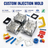 Pièces en plastique ABS moulées par injection en plastique recyclé sur mesure, moules de haute qualité, certifiés ISO9001, OEM/ODM
